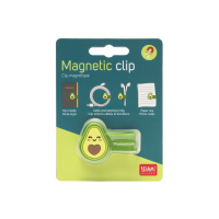 Grauer Magnetclip mit stilvollem Design und starkem Halt.