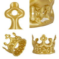 Legami Aufblasbare Krone Party King gold