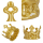 Legami Aufblasbare Krone Party King gold