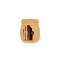 Mini-Anspitzer in Teddybären-Form mit süßem Design und praktischer Größe.