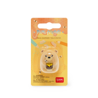 Mini-Anspitzer in Teddybären-Form mit süßem Design und praktischer Größe.