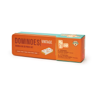 Buntes Domino-Spiel aus Holz mit lustigen Tiermotiven und klassischem Spielprinzip.