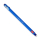Blauer radierbarer Gelstift mit feiner Spitze für präzises Schreiben und Zeichnen.
