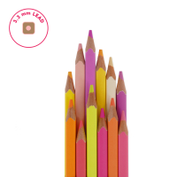 Legami Set aus 12 Buntstiften - Live Colorfully