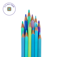 Legami Set aus 12 Buntstiften - Live Colorfully