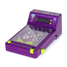 Retro Flipperautomat Galactic Race mit Arcade-Design und authentischem Spielgefühl.