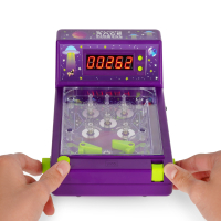 Retro Flipperautomat Galactic Race mit Arcade-Design und authentischem Spielgefühl.