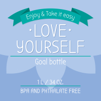 Legami Motivierende Trinkflasche - Love Yourself