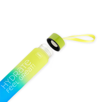 Legami Mini Trinkflasche Love Yourself blau/grün