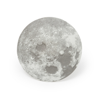 Selbstklebender Leuchtmond für eine stimmungsvolle...