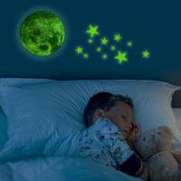 Selbstklebender Leuchtmond für eine stimmungsvolle...