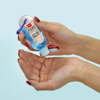 Durchsichtiges Handreinigungsgel in 30 ml Flasche mit...