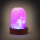 Kleine Himalaya Salzlampe aus Kristallsalz mit warmem, beruhigendem Licht und Holzsockel.