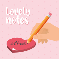 Notizblock Lovely Notes von Legami mit bunt bedruckten...