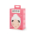 Legami Turban Handtuch für die Haare in Rosa mit Love My Hair Stickerei und praktischer Knopfschlaufe.