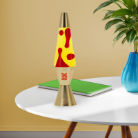 Goldene Tischlampe in Form eines Pferdes mit magnetischer Verbindung und energiesparender LED-Beleuchtung.