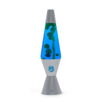 Silberne LED-Lampe mit magnetischer Befestigung und...