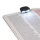 Kleines LED Leselicht in Blau mit flexiblem Arm und praktischer Klammer.