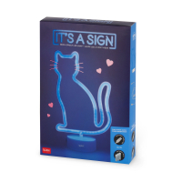 LED-Lampe mit Neon-Effekt und buntem Schriftzug Its a sign.