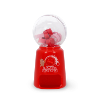Mini Radiergummispender in Herzform mit dem Aufdruck Love...