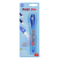 Silberner Stift mit unsichtbarer Tinte für geheime Botschaften.