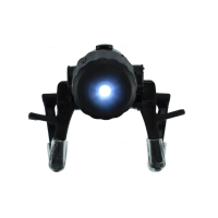 Silbernes LED-Licht für Brillen, leicht und tragbar,...