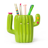 Keramik-Stiftehalter Desk Friends in Blau mit...