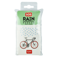 Wasserdichter Einweg-Poncho SOS Rain in Gelb, ideal...