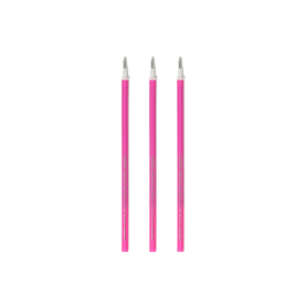 Ersatzmine für löschbaren Gelstift mit präziser Spitze in schwarzer Farbe.