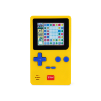 Mini-Arcade-Konsole in schwarz-rot mit eingebautem...
