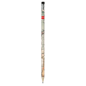 Grauer Bleistift aus Recyclingpapier mit I used to be a newspaper Schriftzug.