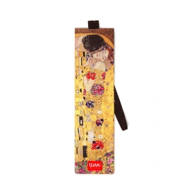 Lesezeichen mit Gustav Klimt Motiv für Kunstliebhaber.