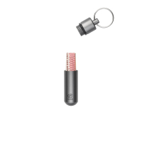 Schlüsselanhänger mit integrierter Geldbörse in Pink, praktisch und stylisch zugleich.