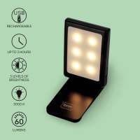 Wiederaufladbares LED Leselicht Super Night Dream in...