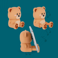 Kabelloser Lautsprecher in Teddybär-Form mit süßer Halterung - der Legami Wireless Speaker The Sound of Cuteness.