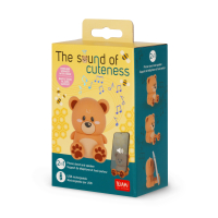 Legami Kabelloser Speaker mit Halterung - The Sound of Cuteness - Teddy Bear