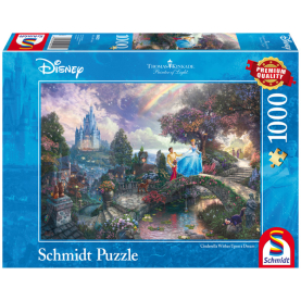 Puzzle Disney Cinderella mit 1000 Teilen und bezauberndem Motiv.