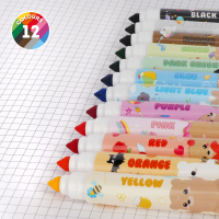 Legami-Set mit 12 Filzstiften Teddy Friends in verschiedenen Farben, ideal für kreative Projekte und Malereien.