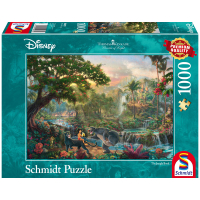 Puzzle Disney Dschungelbuch mit 1000 Teilen, bunte Motive...
