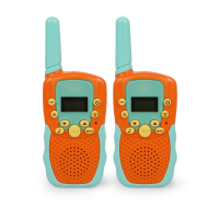 Legami Set mit 2 Walkie-Talkies in Gelb mit Antenne und...