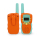 Legami Set mit 2 Walkie-Talkies in Gelb mit Antenne und An/Aus-Schalter.