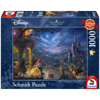 Puzzle Die Schöne und das Biest mit Motiv Tanz im...