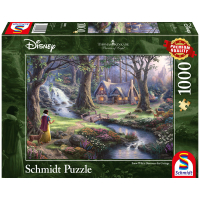 Disney Schneewittchen Puzzle mit 1000 Teilen, bunt und...