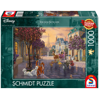Puzzle Disney The Aristocats mit 1000 Teilen, liebevoll...