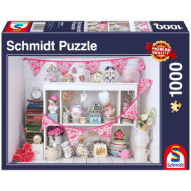 1000-teiliges Puzzle Tea Time mit detailreichem Motiv von einer gemütlichen Teestunde.