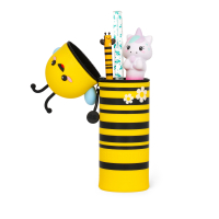 Legami Federmäppchen 2in1 Kawaii Biene gelb