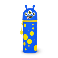 Legami Federmäppchen 2in1 Kawaii Monster blau