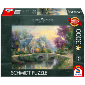 Puzzle Abendstimmung mit 3000 Teilen, für stundenlangen Rätselspaß.