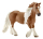 Braune Tinker-Stute aus der Schleich Farm World Kollektion, 11 cm groß, detailgetreu und handbemalt.