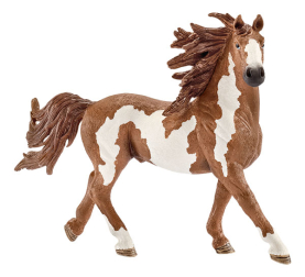 Brauner Hengst aus der Schleich Farm World Kollektion, 10,5 cm hoch, detailgetreu gestaltet.